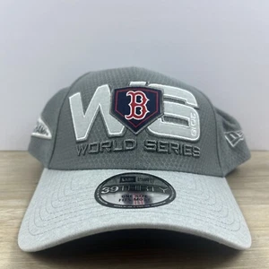 Boston Red Sox Hat World Series Champions Hat OSFA Stretch Fit Hat Gray New Era - Picture 1 of 13