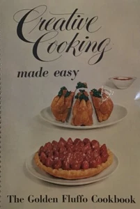 1956 Creative Cooking Made Easy The Golden Fluffo Cookbook MCM Vintage Rare - Bild 1 von 11