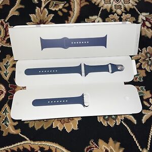 NEW Genuine Apple Watch Deep Navy Sport Band Fits Watch Size: 42mm 44mm 45mm OEM