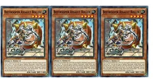 Yugioh- 3X Beetrooper Assault Roller - Common - 1st Edition - BODE-EN085 - NM - Picture 1 of 1