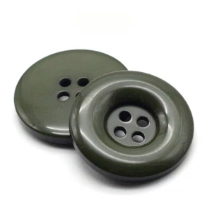 10x DIY Round Resin Sewing Buttons 4-Hole Overcoat Trench Coat Button Clothing - Picture 1 of 30