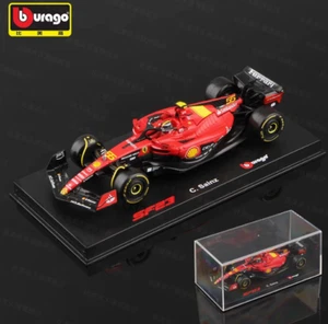 Modellino auto da corsa Bburago 1:43 F1 Formula SF23 Monza Ferrari n.55 Carlos Sainz - Foto 1 di 6