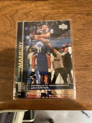 1997-98 Upper Deck Basketball #255 Stephon Marbury - Image 1 of 2