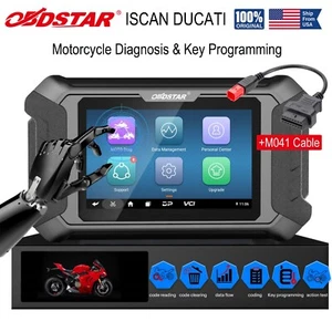 OBDSTAR ISCAN DUCATI Motorcycle Diagnosis Tool Plus M041 Cable For 2019+Ducati - Picture 1 of 18