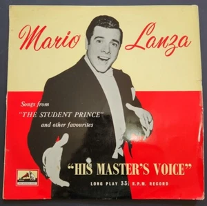 Mario Lanza 1954 England RCA Songs From The Student Prince & Other Favourites LP - Picture 1 of 4