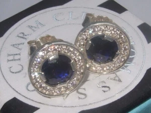 Thomas Sabo Light of Luna blue stone set earrings : RRP £75 - Picture 1 of 15