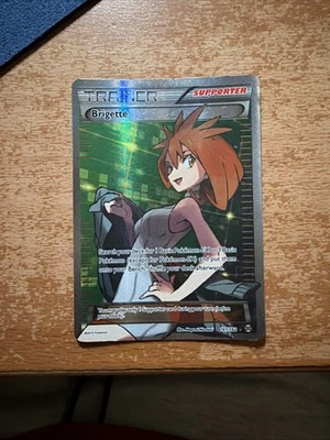 Pokemon TCG Brigette Full Art Ultra Rare Holo 161/162 Breakthrough - Image 1 of 3