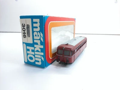 Märklin H0 3016 Schienenbus, BR795,  DB, Licht, in OVP, geprüft #4667 - Bild 1 von 4