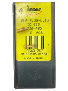 (4Pcs) Iscar GMP 2.39-0.15 Grade: IC635 Carbide Inserts - Picture 1 of 1