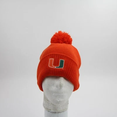 Miami Hurricanes adidas COLD.RDY Winter Hat Unisex Orange New