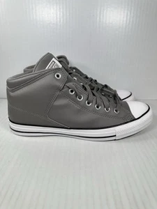 Size 9.5 Converse Chuck Taylor All Star High Street Mid Gray Shoes Mens A09524C - Picture 1 of 8