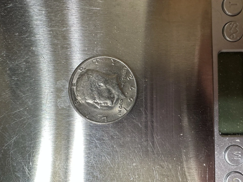 1972D Kennedy Half Dollar .50 US Cents NO FG - Image 1 of 2