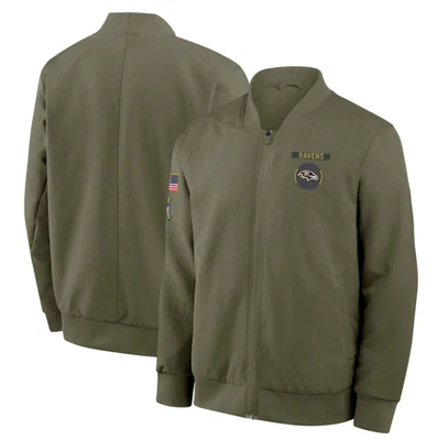 Nuevo Baltimore 2025 Salute to Service Sideline Therma Sudadera Cremallera Chaqueta Abrigo Foto 1 de 4