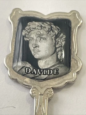 Cuchara de recuerdo vintage de colección Davide Foto 1 de 3