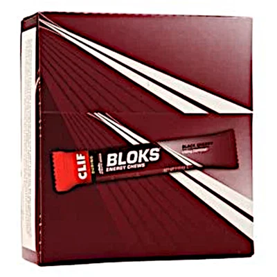 Clif Bar Bloks Energy Chews – Black Cherry with Caffeine (18 Packets) - Image 1 of 4