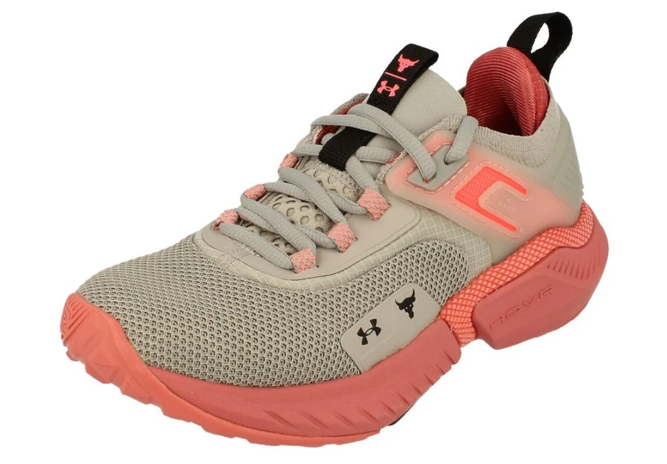 Tênis de ginástica Under Armour Project Rock 5 feminino cinza Reino Unido 6 EUA 8.5 *REFCRS227 - Imagem 1 de 1
