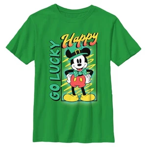Boy's Mickey & Friends Go Happy Go Lucky T-Shirt - Picture 1 of 4