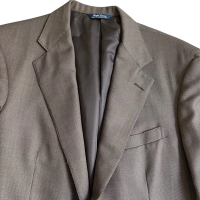 Blazer Ralph Lauren para hombre talla 38S? Chaqueta deportiva marrón hecha en EE. UU. Foto 1 de 4