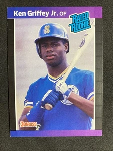 1989 Donruss - Rated Rookie Ken Griffey Jr #33 *Denota accanto a PERFORMANCE (RC) - Foto 1 di 2