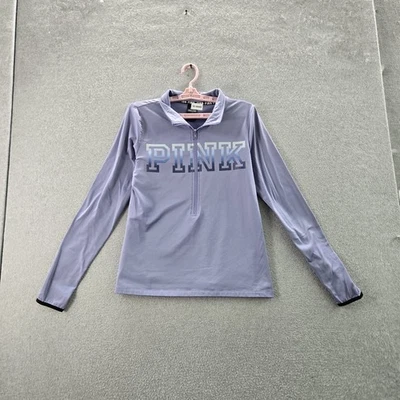 Sudadera Victoria's Secret ROSA Mujer L Gris Logo Ultimate Cremallera Foto 1 de 4