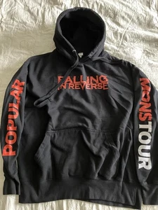 AUTHENTISCH Falling In Reverse beliebter Monster Monstour Hoodie Herren Größe L Tour - Bild 1 von 10