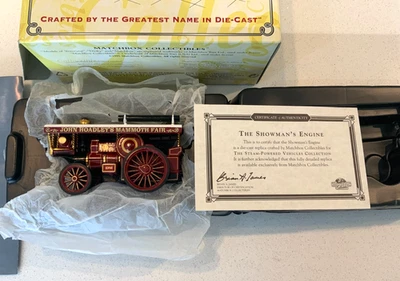 Matchbox Collectibles YAS05-M "Showman" Steam Engine + COA Dated 1995 - Image 1 of 4