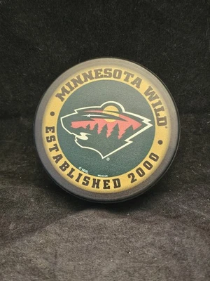 MINNESOTA WILD NHL DISCO DE HOCKEY A GRANEL NUEVO Foto 1 de 3