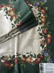 Servilletas de Mesa Kemp & Beatley Otoño Otoño Fruta Acción de Gracias Fruta Nuevas con Etiquetas - Imagen 1 de 4