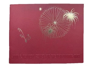 JFK Kennedy Center For The Performing Arts Program May 27, 1971 - Picture 1 of 12