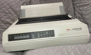 OKI Microline 395 24-Pin Standard Parallel Dot Matrix Printer GE8286A - Picture 1 of 19