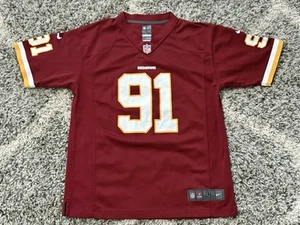 Nike Youth Washington Redskins Ryan Kerrigan #91 Burgundy Game Player Jersey L - Picture 1 of 7
