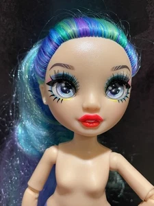 Rainbow High Twins Holly DeVious Nude Articulated Doll Blue Purple Hair RH MGA - Picture 1 of 5