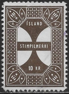 Islandia (Stimpilmerki) Ingresos # 34 Usado - Imagen 1 de 1
