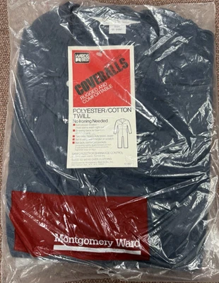 Vintage Montgomery Ward Best Coveralls Men’s 44 Short Sanforized USA Union Made - Image 1 of 4