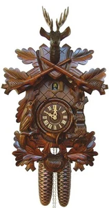 Cuckoo Clock Hunting clock SC 8T 215/9 NEW - Picture 1 of 1