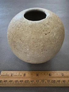 Jarrón maceta tazón maceta gres hecho a mano rústico vintage - Imagen 1 de 6