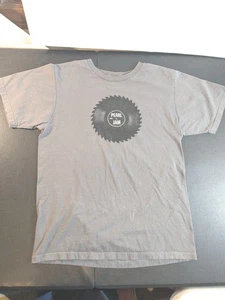PEARL JAM 2010 Saw Blade 33 1/3 RPM Rock World Concert Tour T-Shirt Size Medium  - Picture 1 of 17