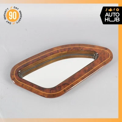 00-09 Rolls Royce Seraph Arnage Cuarto Trasero Derecho Tocador Vidrio Espejo Madera Fabricante de Equipo Original Foto 1 de 4