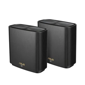 ASUS ZenWiFi AX (XT8) - Draadloze router - Geschikt voor Wifi 6 - 2-pack / Zwart - Afbeelding 1 van 6