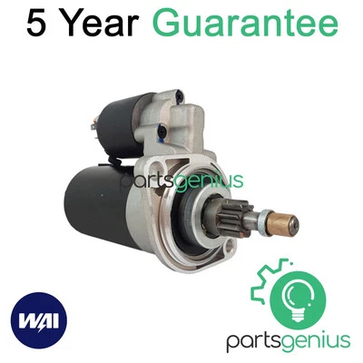 Fits VW Transporter Transporter/Caravelle 1.9 2.1 WAI Starter Motor - Image 1 of 4