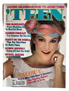 Vtg Teen Magazine May 1984 Michael Jackson Thriller 80s Fashion Gen X Nostalgia - Picture 1 of 9