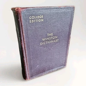 Vintage 1939 The Winston Dictionary College Edition Collier HC 3000 Illustustrat - Picture 1 of 23