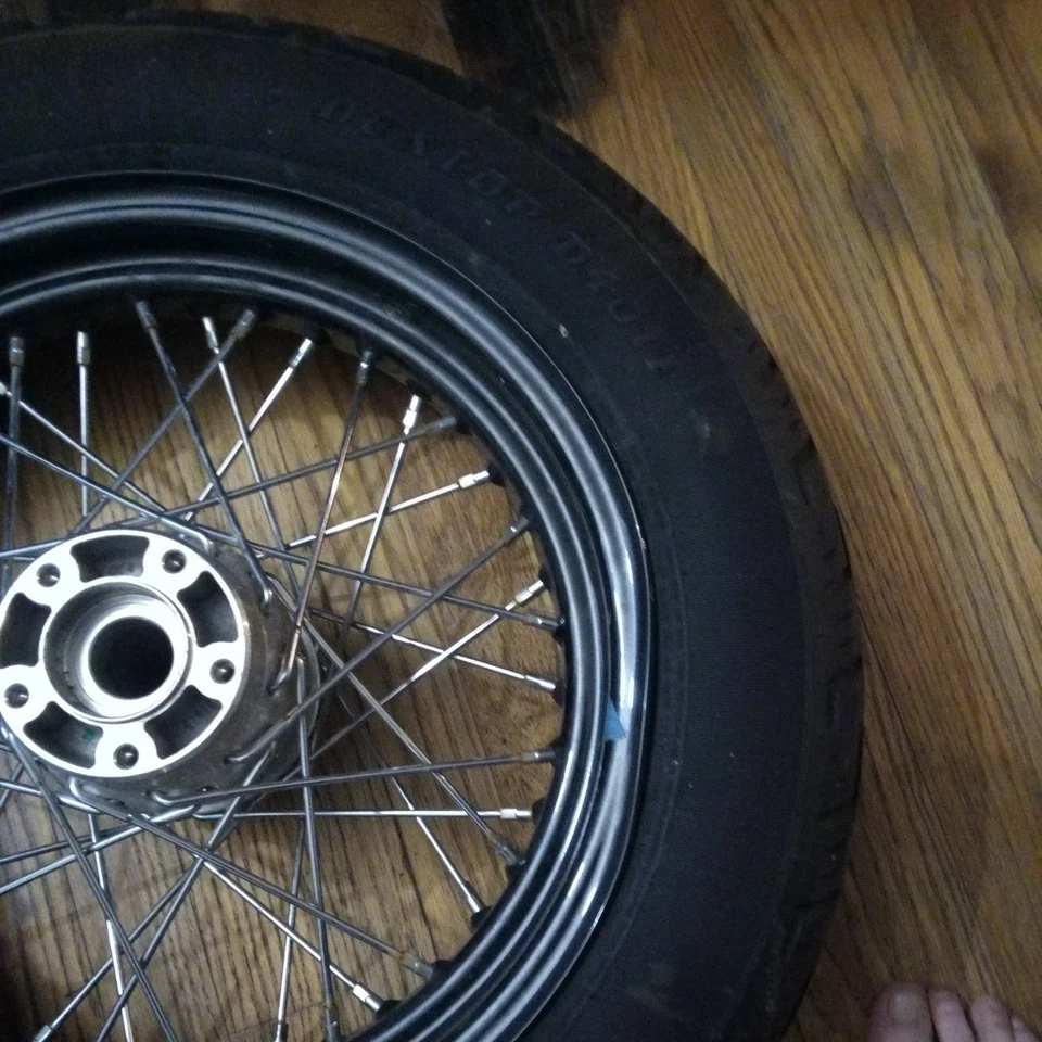 2018-2022 Harley Davidson Heritage Classic Rear Tire Rim Wheel - Image 1 of 2