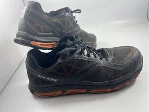 Red Wing Steel Toe Shoes Men Size 9 D Black Safety Work Shoes 6338 See Pics C14 - Picture 1 of 18