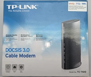 TP-LINK DOCSIS 3.0 Cable Modem Model TC-7610 - Picture 1 of 7