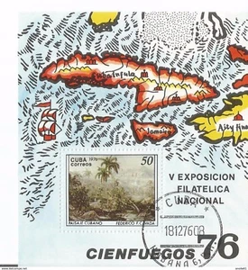 Block 48 Nationale Briefmarkenausstellung Havanna 1975 - Picture 1 of 1