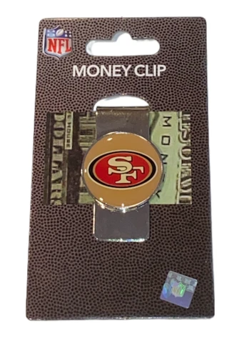San Francisco 49ers Domed Money Clip Wallet Cover