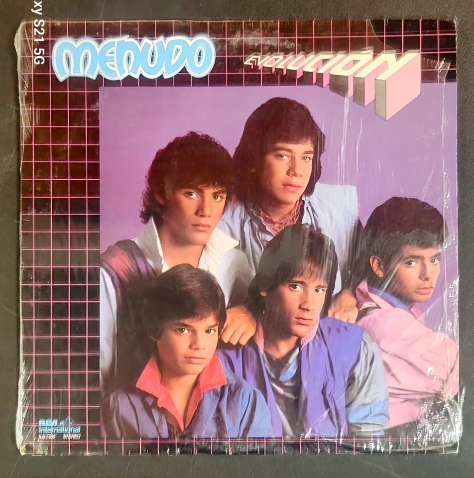 MENUDO Evolution LP Vinyl Record Ricky Martin Latin Boy Band - Image 1 of 4