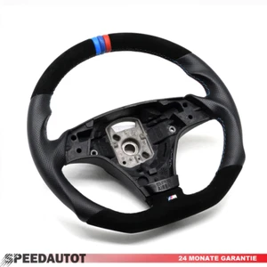 Abgeflacht Leder Lenkrad Alcantara Lederlenkrad für BMW E46 Steering Wheel  - Bild 1 von 4