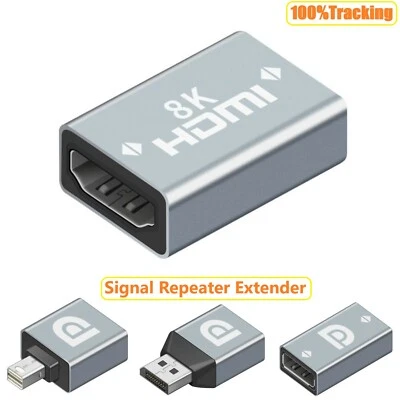3D HDMI Cable Signal Repeater Extender HDMI Amplifier Booster Adapter Connector - Image 1 of 4
